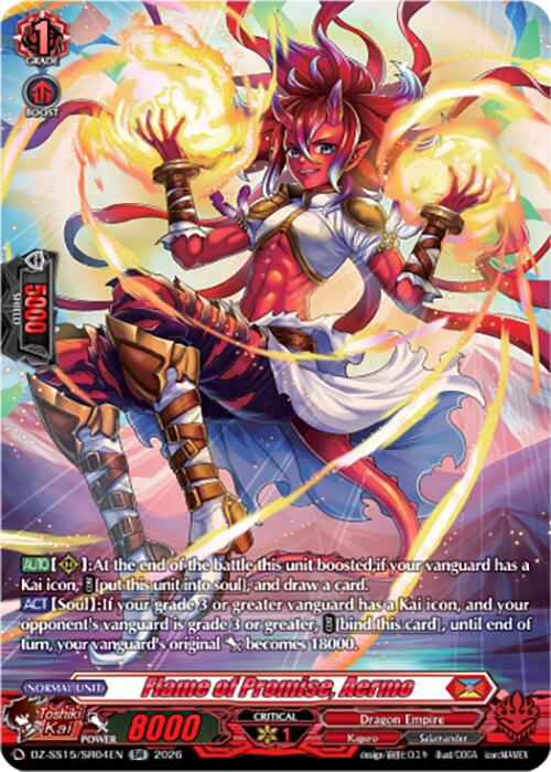 Flame of Promise, Aermo (DZ-SS15/SR04EN) [The Legendary Vanguards]