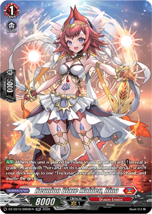 Reunion Blaze Maiden, Rino (DZ-SS15/SR09EN) [The Legendary Vanguards]