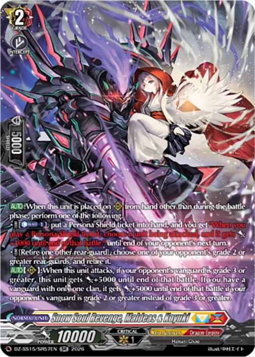 Snow Soul Revenge, Maldeas & Koyuki (DZ-SS15/SR57EN) [The Legendary Vanguards]