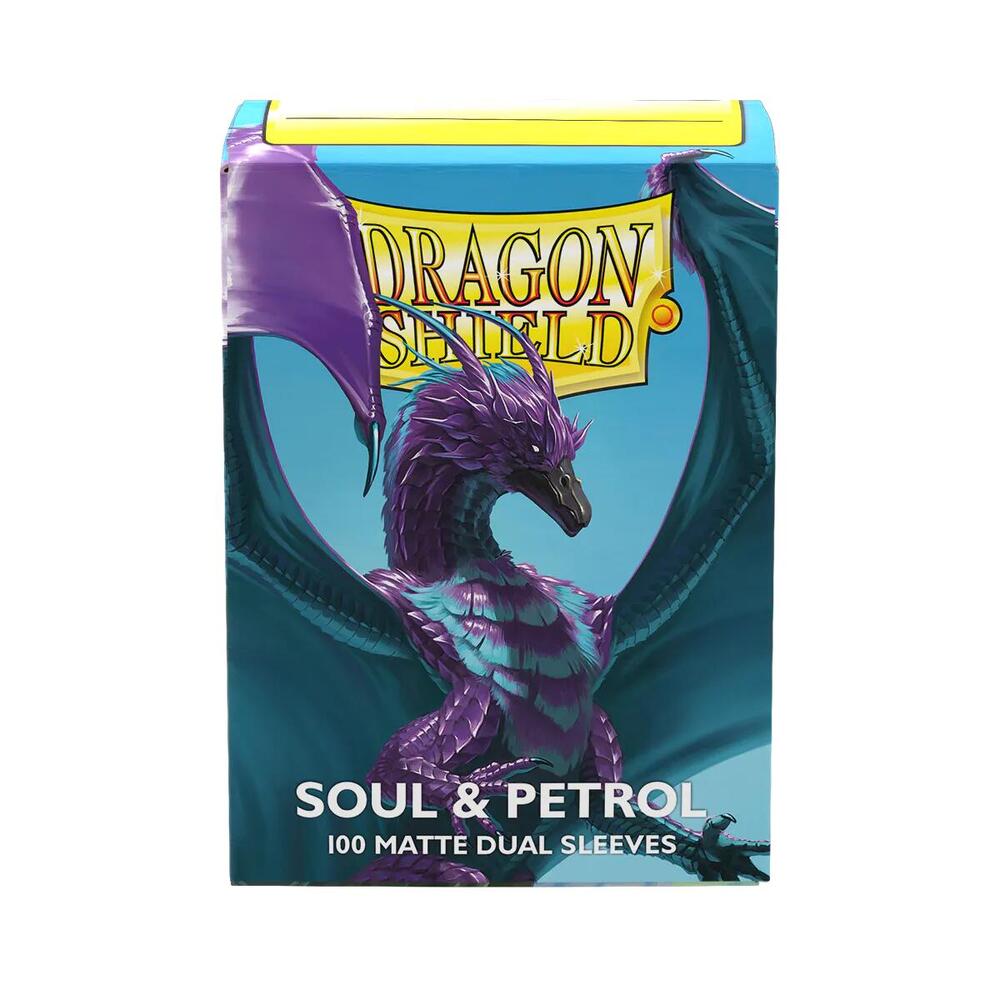 Dragon Shield Sleeves: Standard DUAL - Matte Soul & Petrol