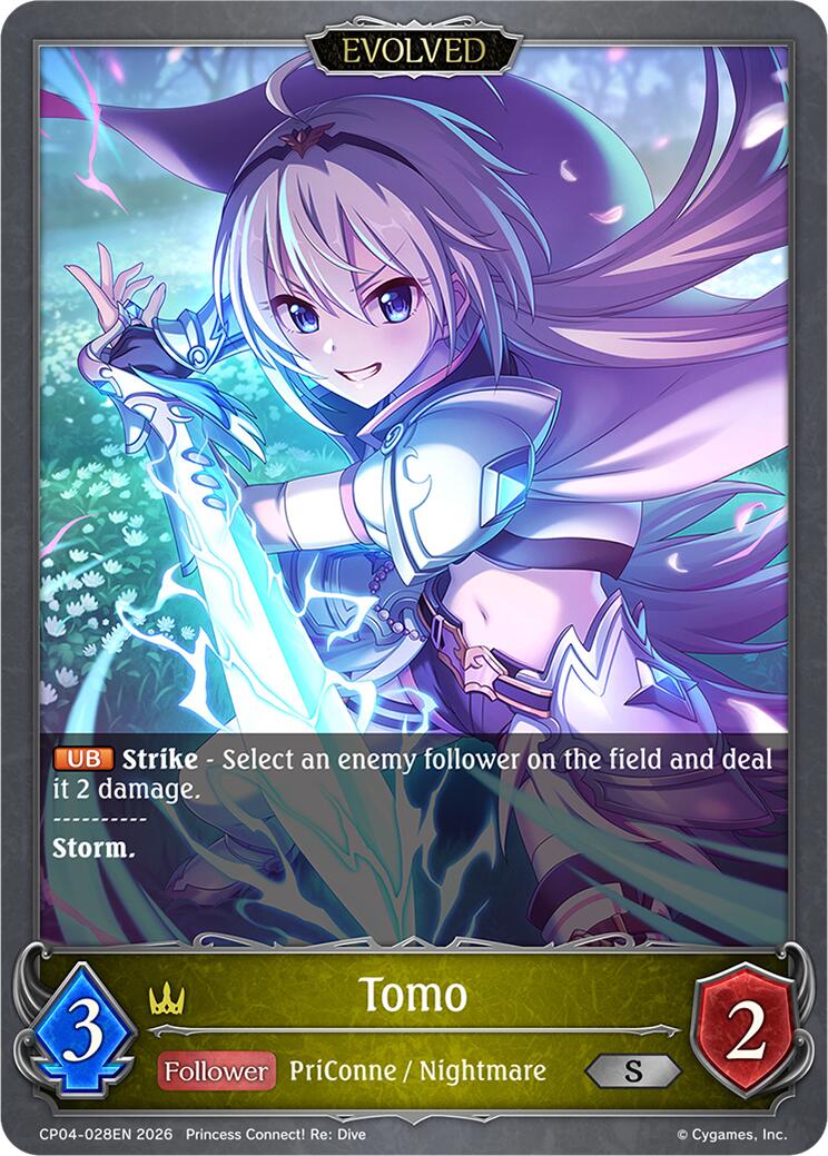 Tomo (Evolved) (CP04-028EN) [Princess Connect! Re: Dive]