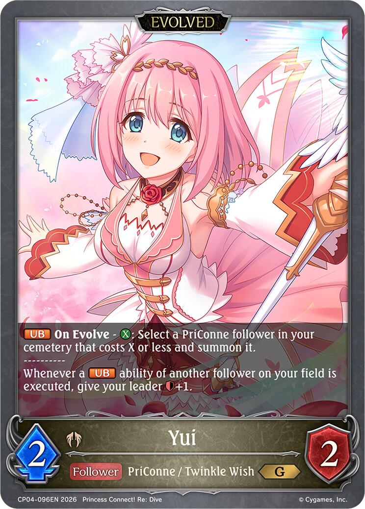 Yui (Evolved) (CP04-096EN) [Princess Connect! Re: Dive]