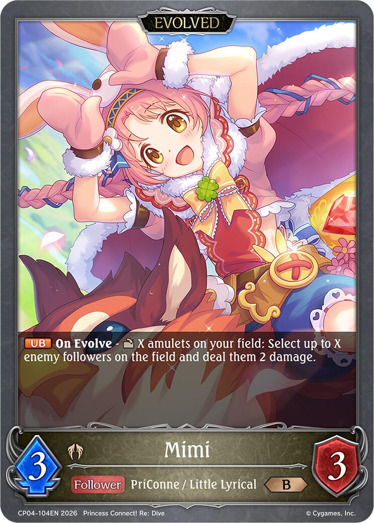 Mimi (Evolved) (CP04-104EN) [Princess Connect! Re: Dive]