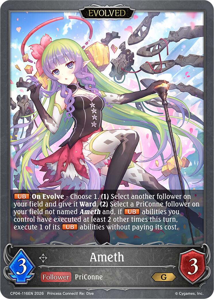 Ameth (Evolved) (CP04-116EN) [Princess Connect! Re: Dive]