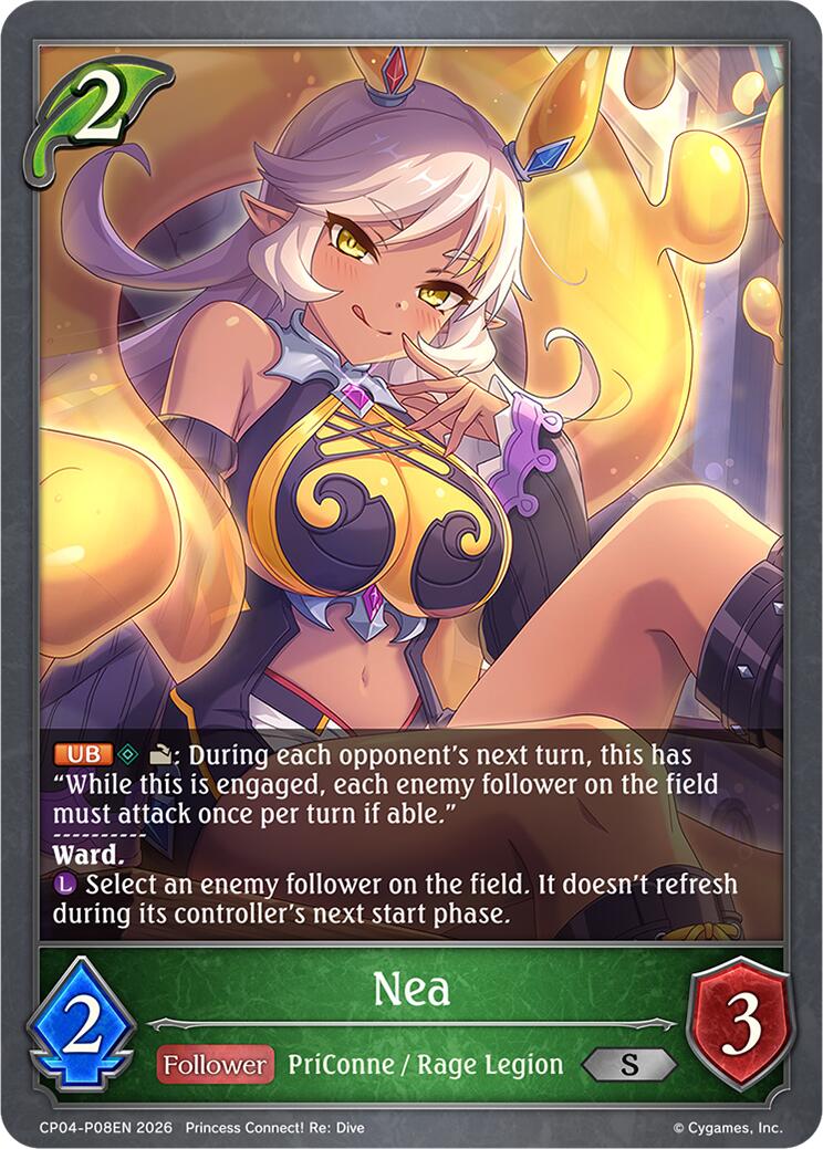 Nea - P08EN (Foil) (CP04-P08EN) [Princess Connect! Re: Dive]