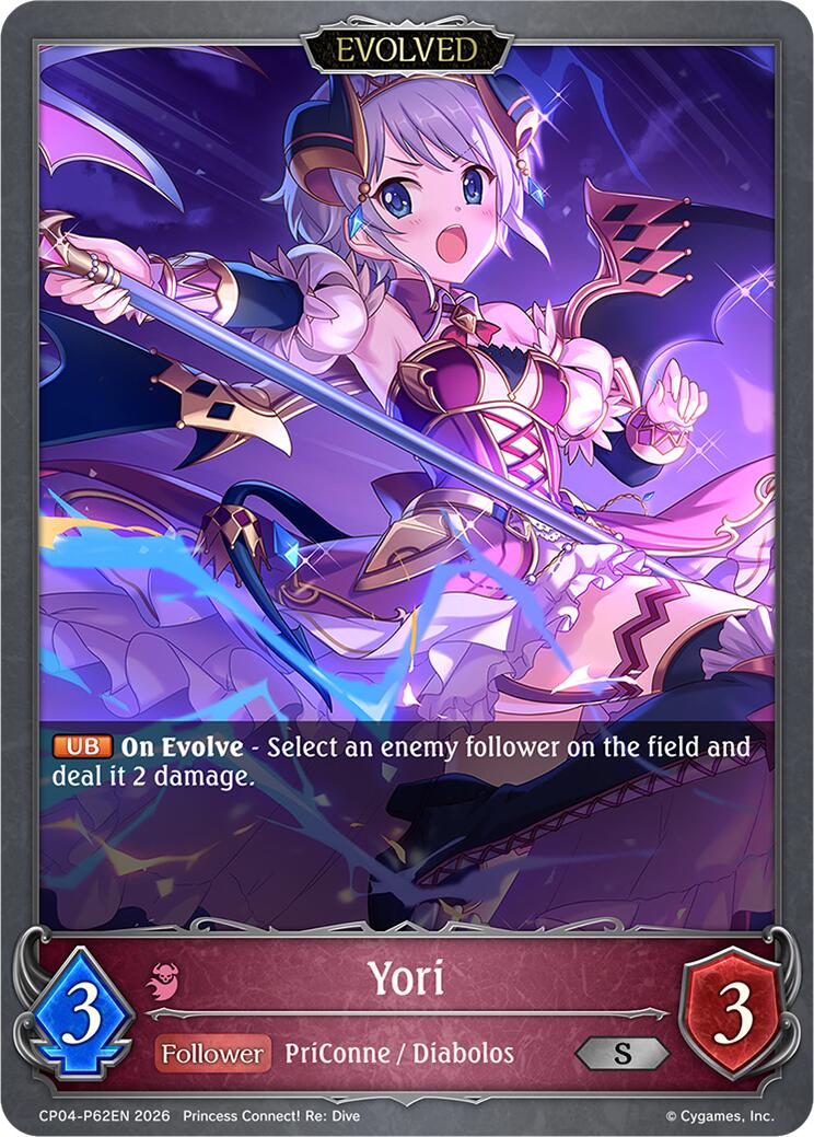 Yori (Evolved) - P62EN (Foil) (CP04-P62EN) [Princess Connect! Re: Dive]