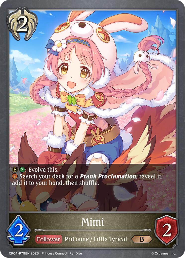 Mimi - P79EN (Foil) (CP04-P79EN) [Princess Connect! Re: Dive]