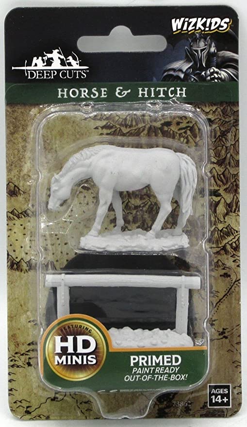 Wizkids - Unpainted: Horse & Hitch