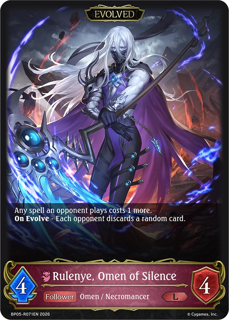 Rulenye, Omen of Silence (Evolved)