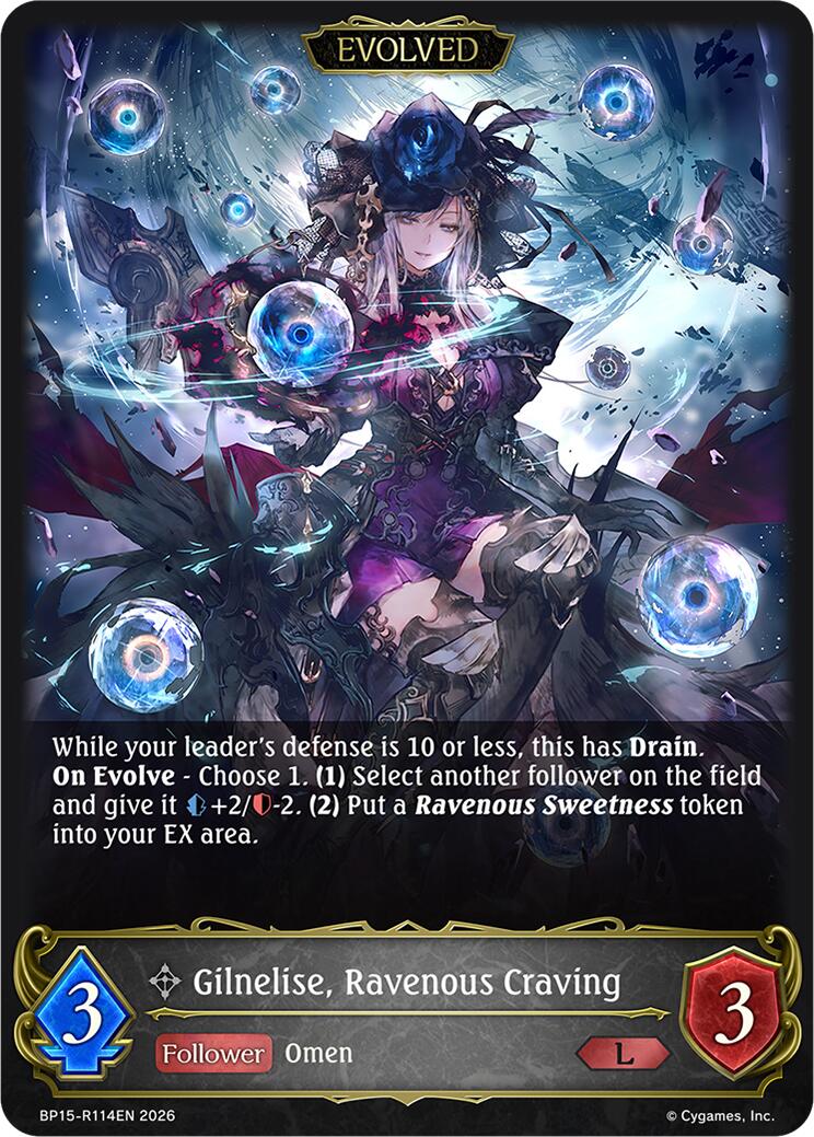 Gilnelise, Ravenous Craving (Evolved)