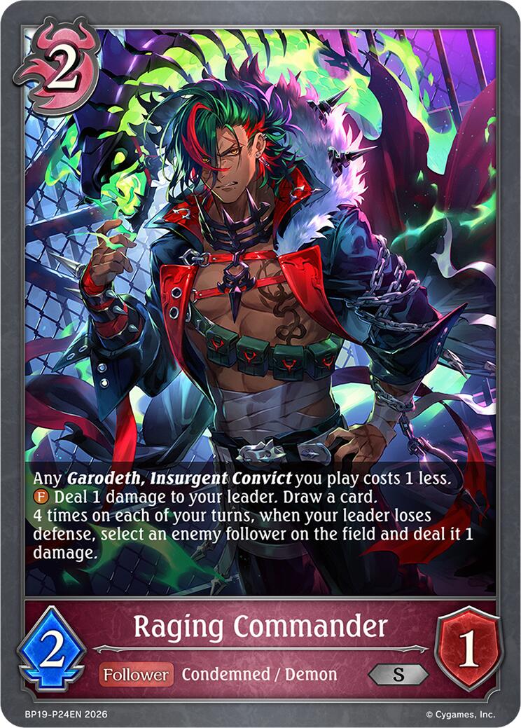 Raging Commander - P24EN (Foil)