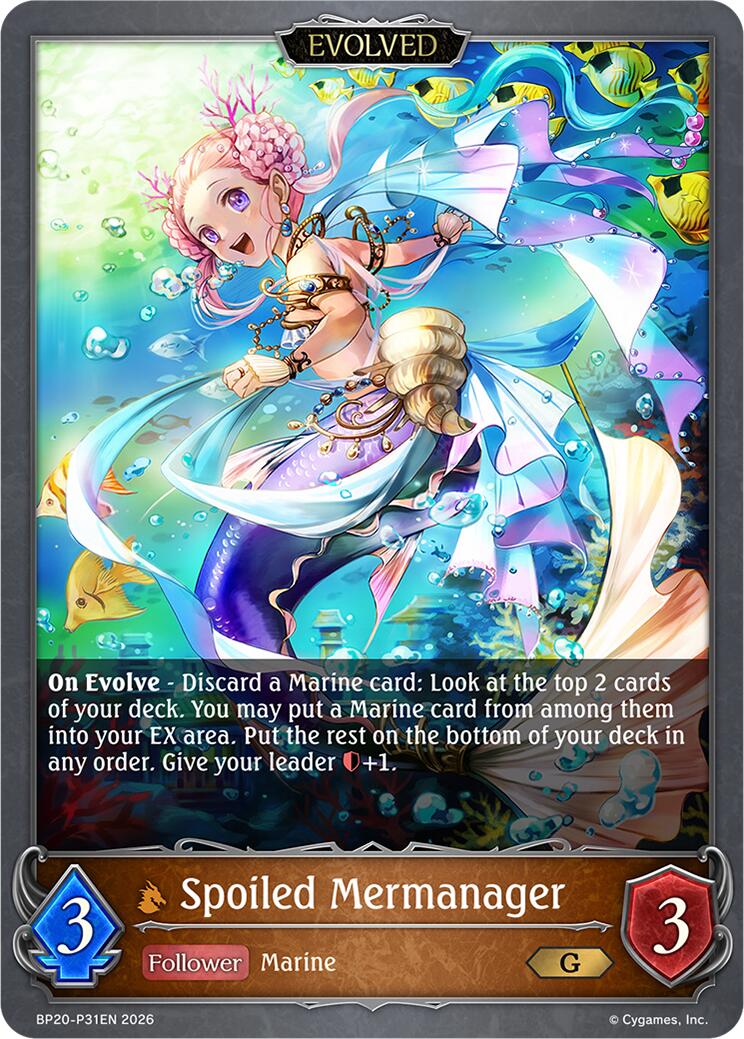 Spoiled Mermanager (Evolved) - P31EN (Foil)