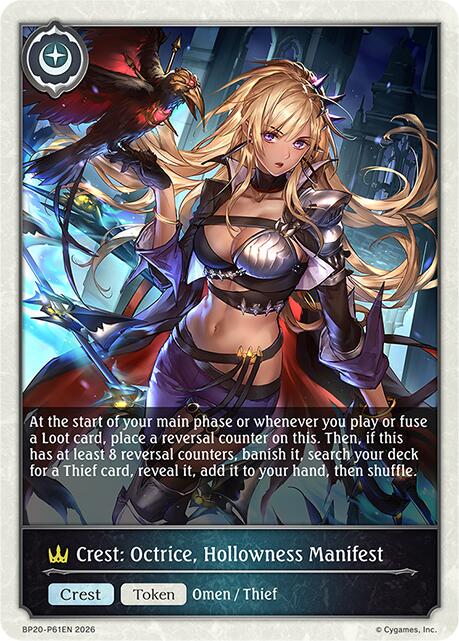 Crest: Octrice, Hollowness Manifest - P61EN (Foil)