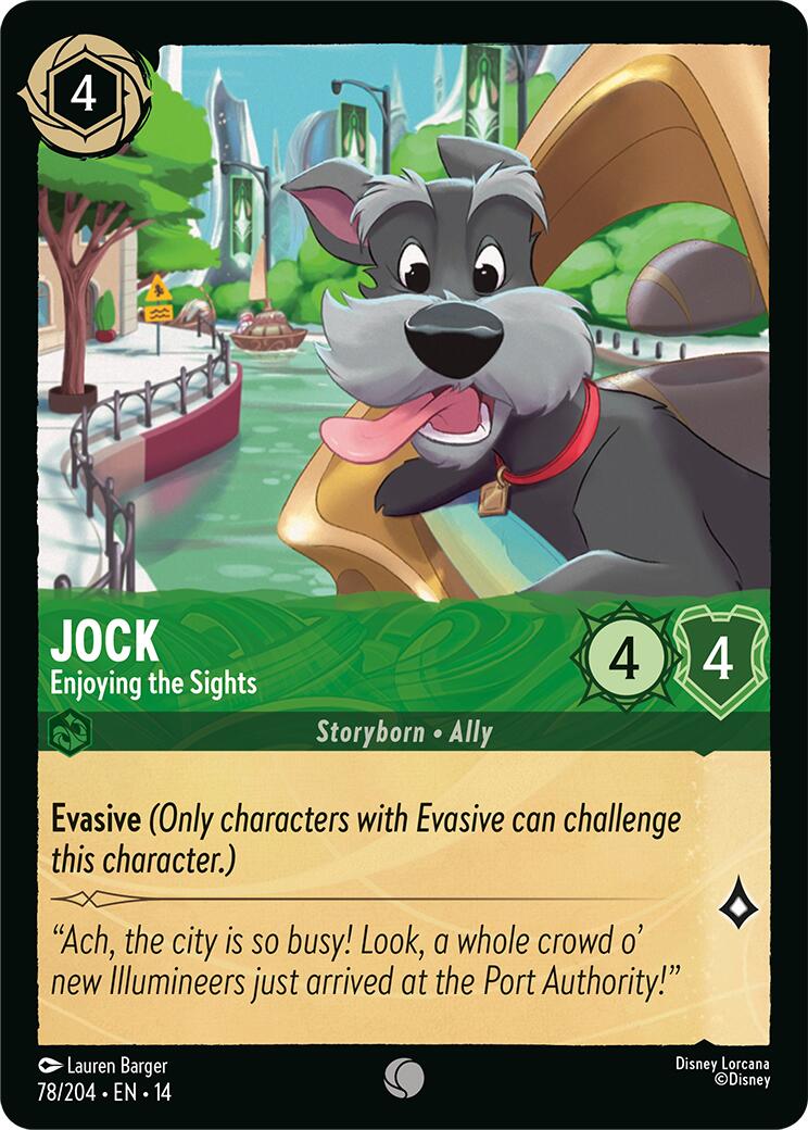 Jock - Enjoying the Sights