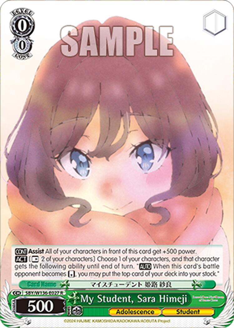 My Student, Sara Himeji