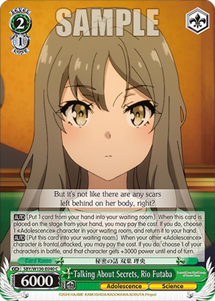Talking About Secrets, Rio Futaba