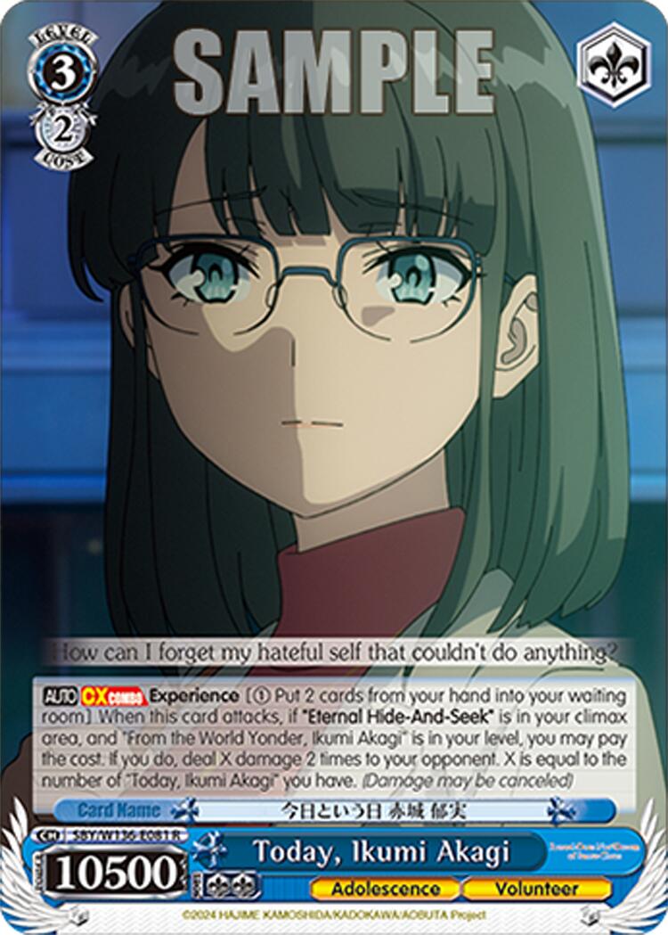 Today, Ikumi Akagi