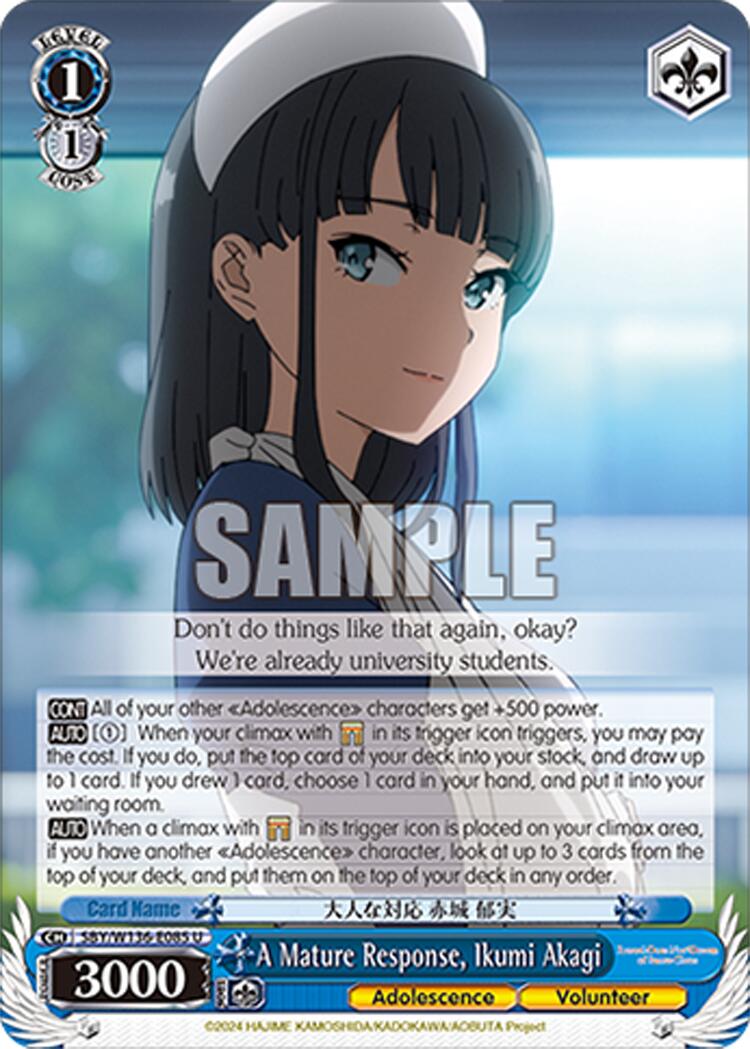 A Mature Response, Ikumi Akagi