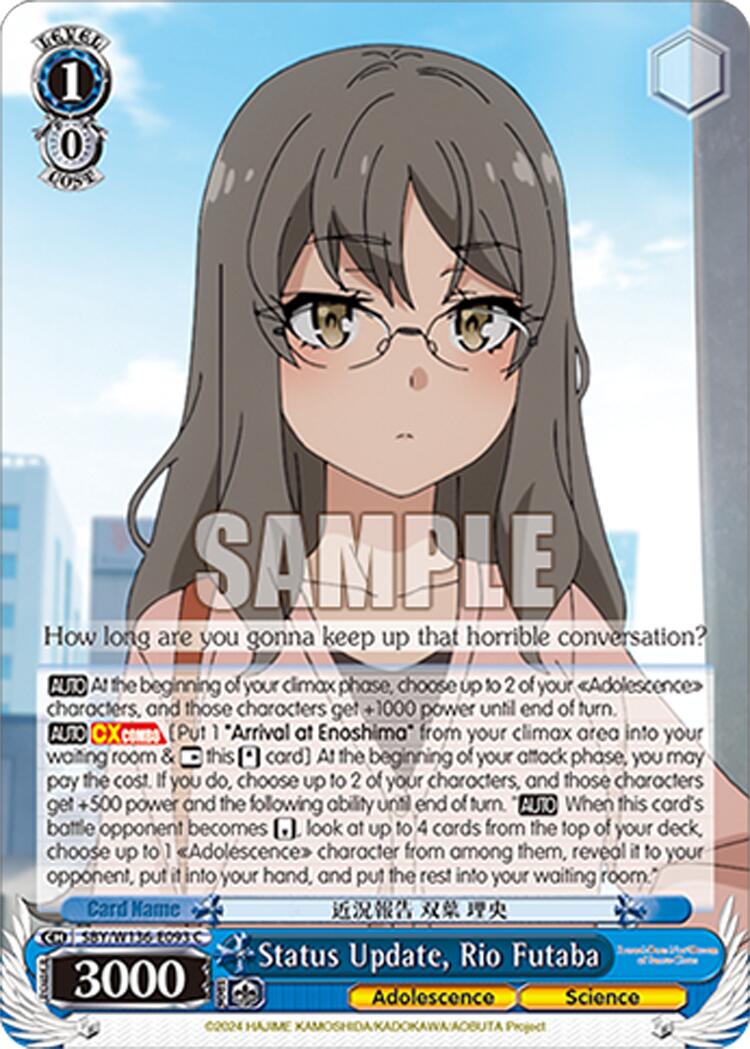 Status Update, Rio Futaba