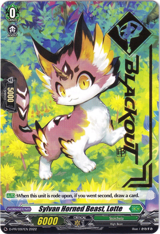 Sylvan Horned Beast, Lotte (Hot Stamped) (D-PR/097EN 2022) [D Promo Cards]