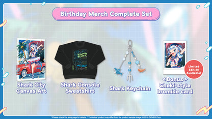 Gawr Gura Birthday Celebration 2024 Merch Complete Set Limited Edition