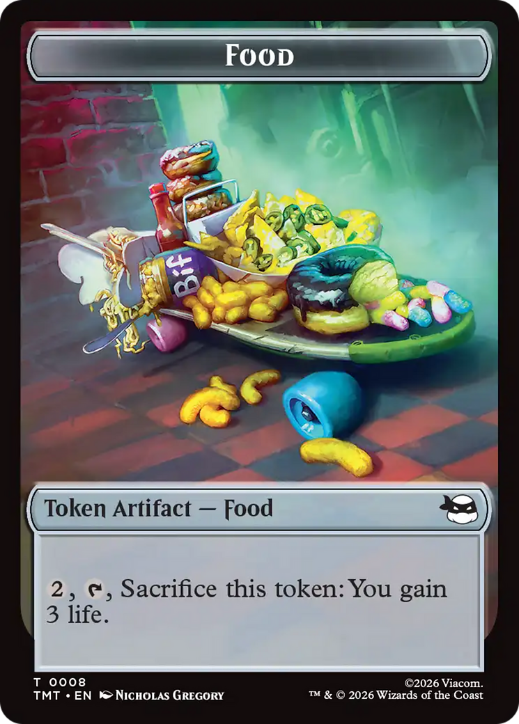 Rat // Food Double-Sided Token [Teenage Mutant Ninja Turtles Tokens]