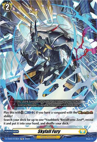 Skyfall Fury (D-TD03/018EN) [Raika Koshiba -Skyfall Executors-]