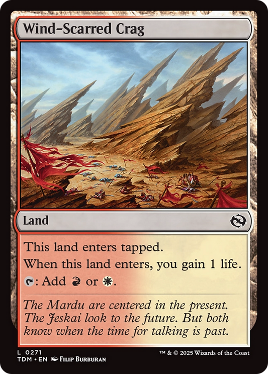 Wind-Scarred Crag [Tarkir: Dragonstorm]