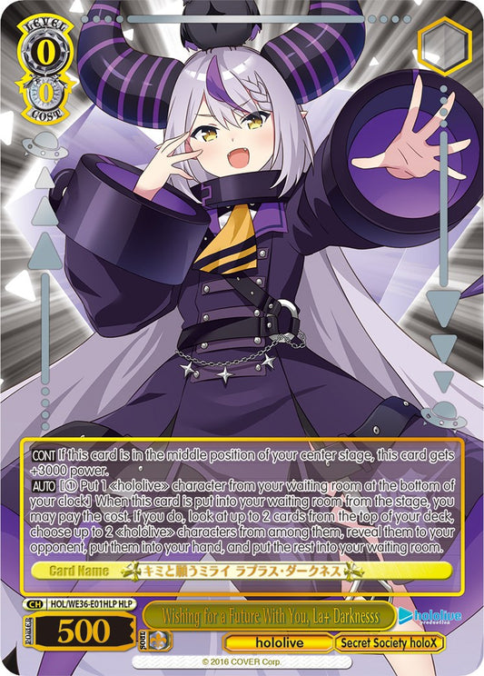 Wishing for a Future With You, La+ Darknesss (Foil) [hololive production Premium Booster]
