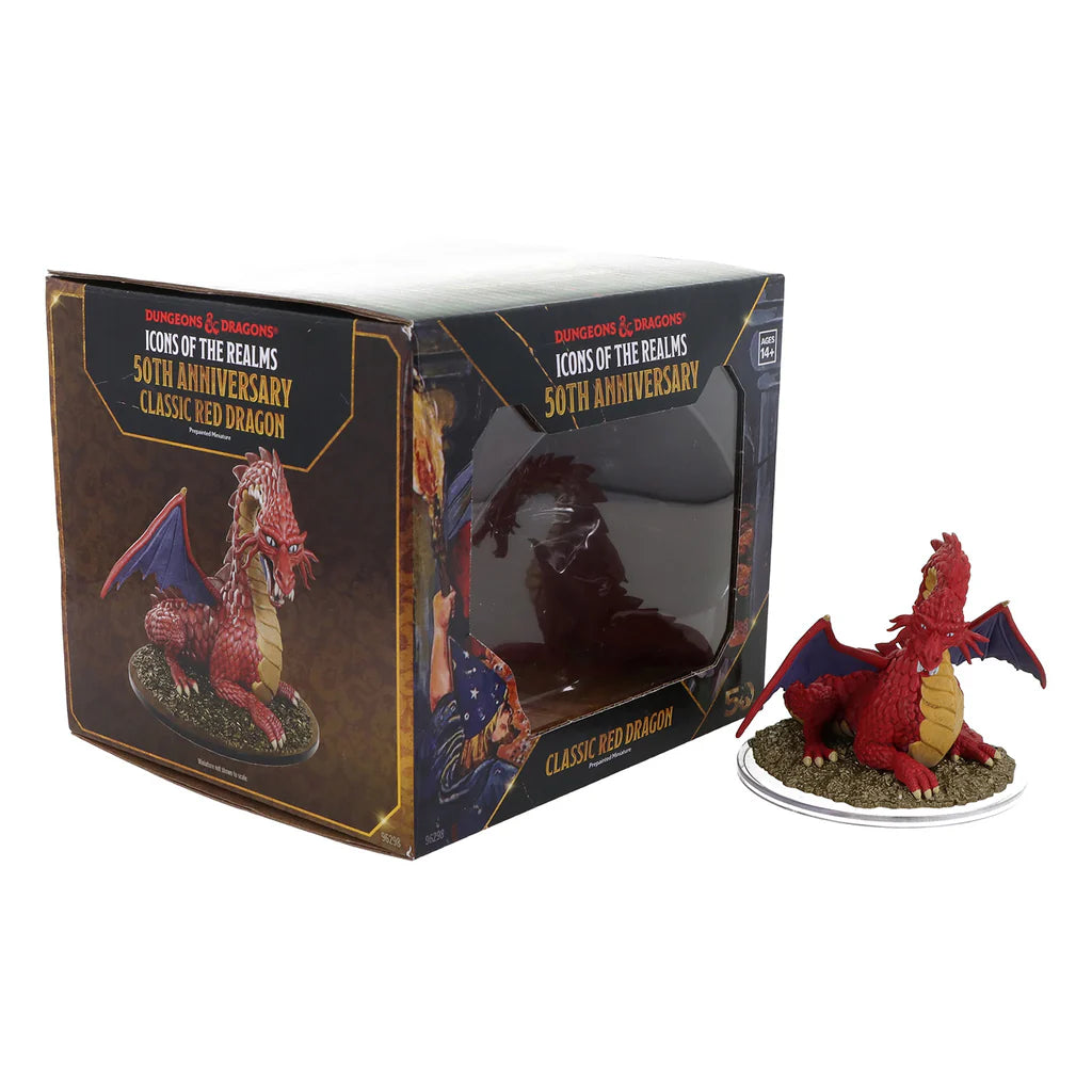 D&D - Icons of the Realms: 50th Anniversary Classic Red Dragon