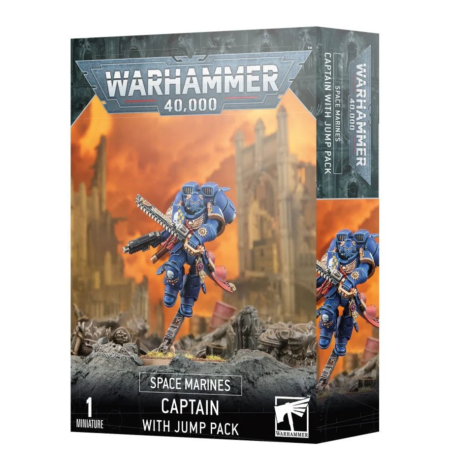 Warhammer 40k: Space Marines - Captain with Jump Pack