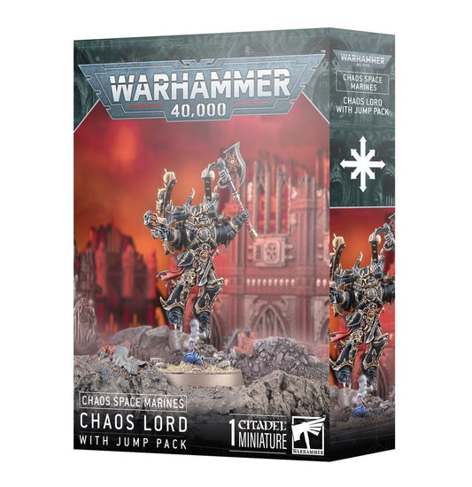 Warhammer 40k: Chaos Space Marines - Chaos Lord With Jump Pack