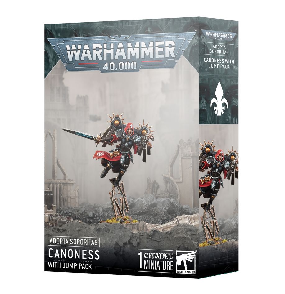 Warhammer 40k: Adepta Sororitas - Canoness with Jump Pack