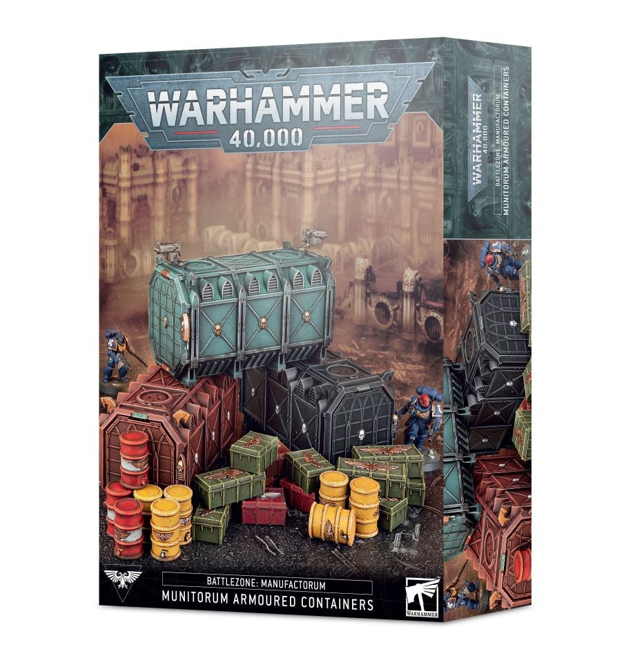 Warhammer 40k: Battlezone Manufactorum - Munitorium Armoured Containers