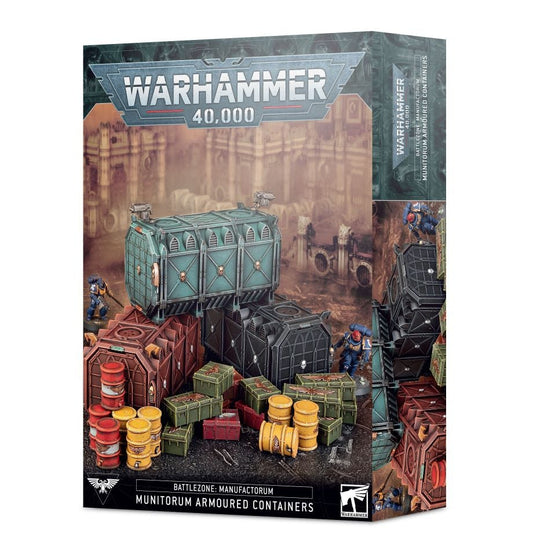 Warhammer 40k: Battlezone Manufactorum - Munitorium Armoured Containers