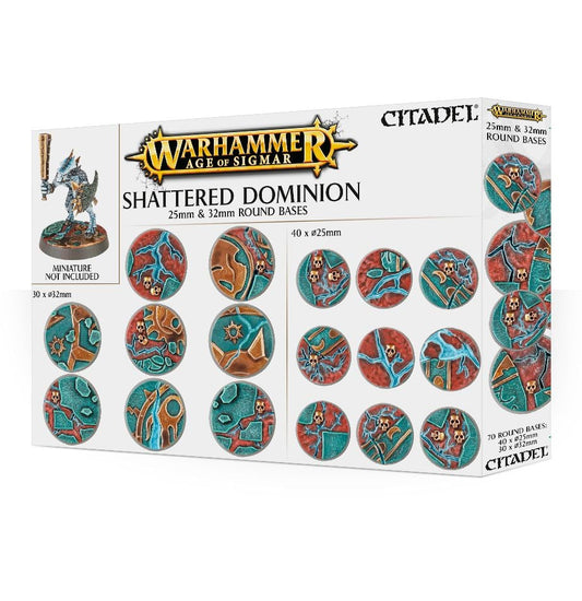 Age of Sigmar: Shattered Dominion 25 & 32mm Round Bases