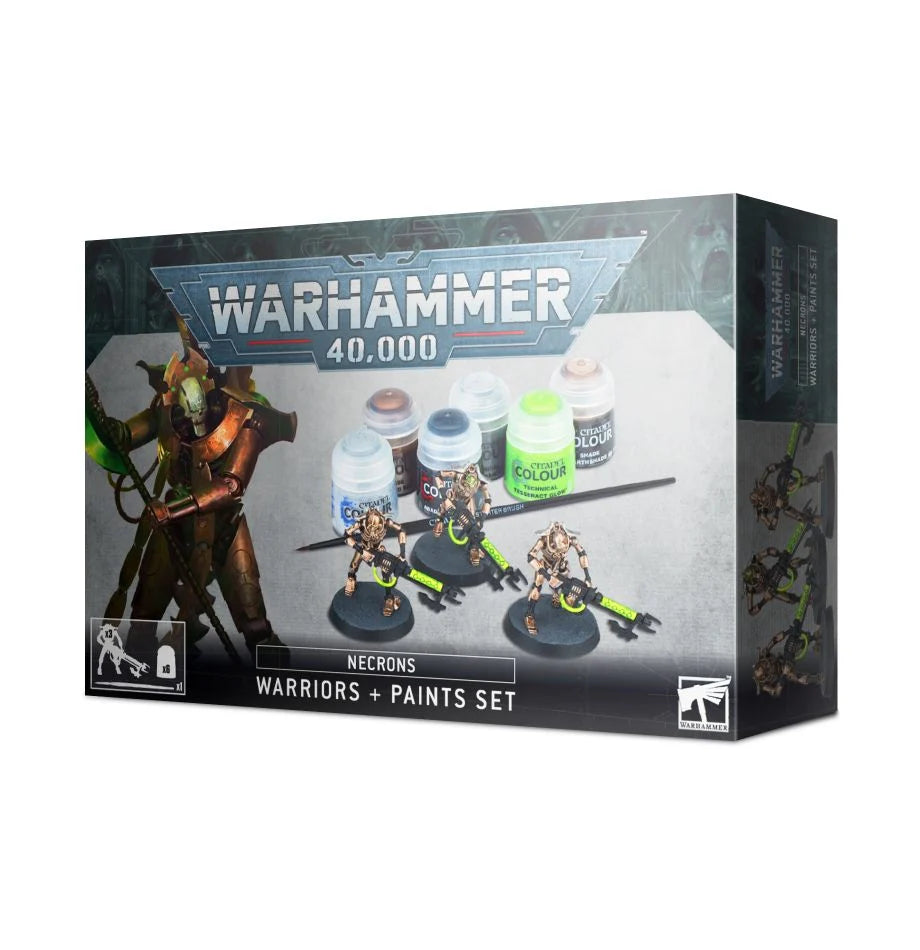 Warhammer 40k: Necrons - Warriors + Paints Set