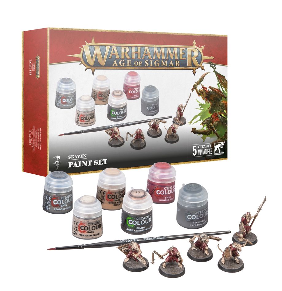 Age Of Sigmar: Skaven Eternals Paint Set