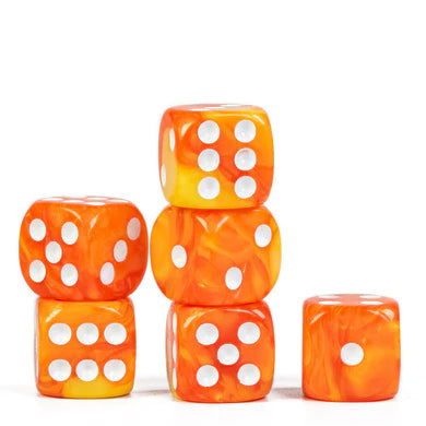Blended Orange - 12 Piece pip D6's