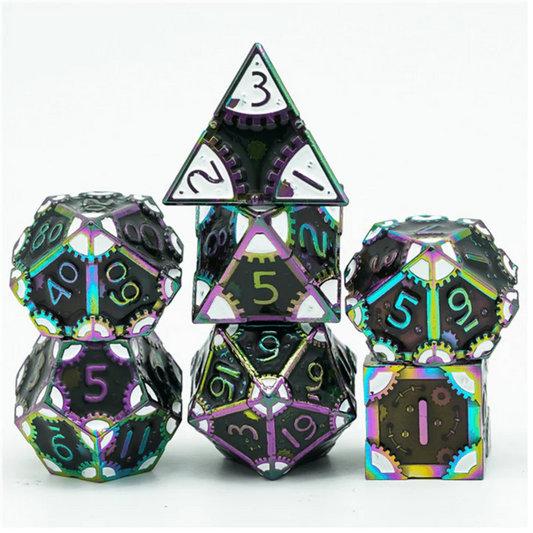 SteamPunk Dark Lord RPG Dice Set