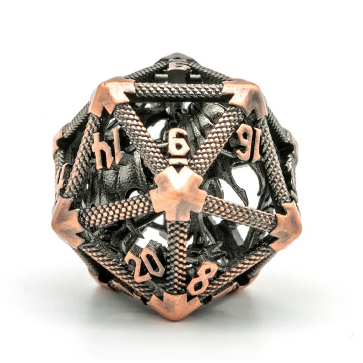 Hollow Dragon Keep D20 - Bronze