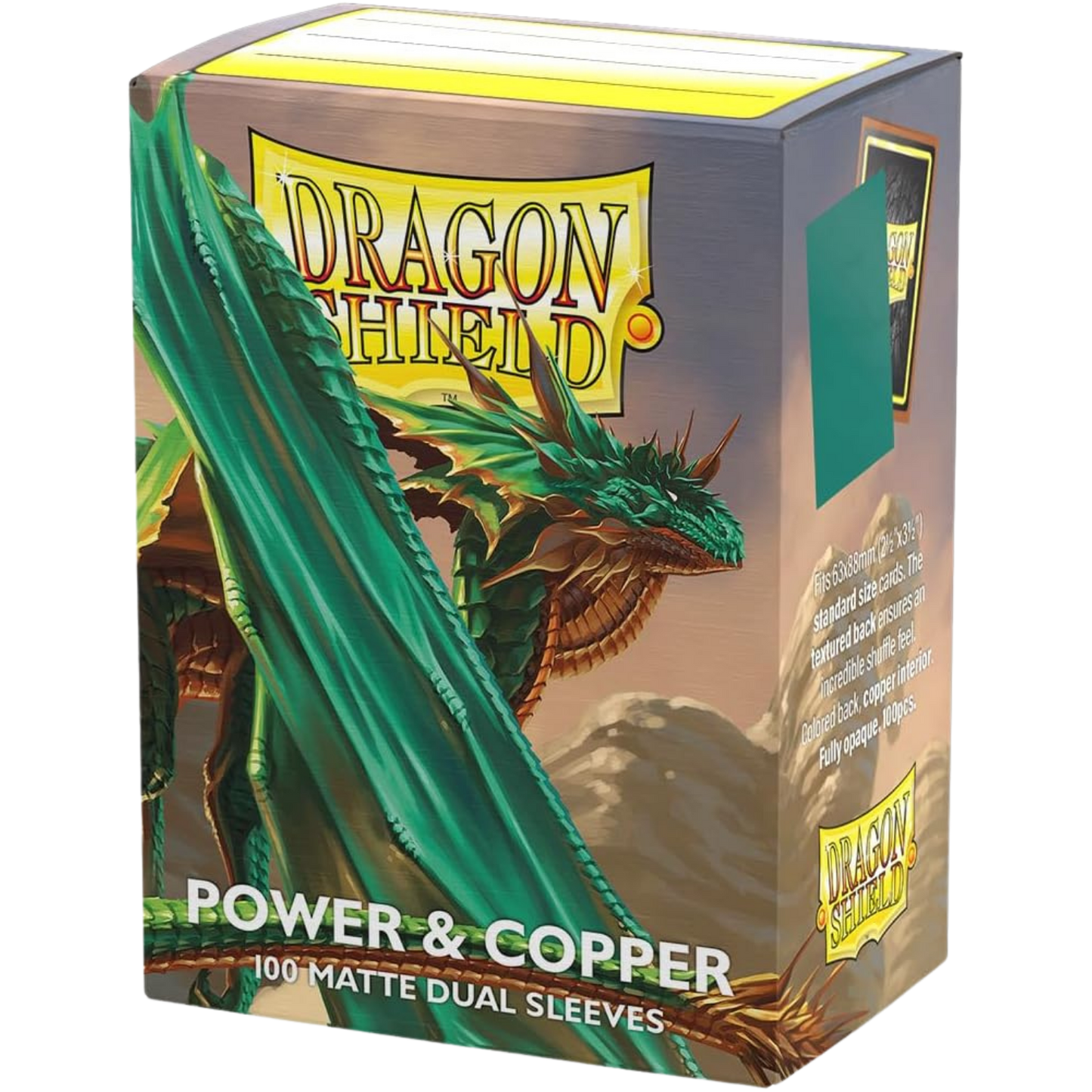 Dragon Shield Sleeves: Standard DUAL - Matte Power & Copper