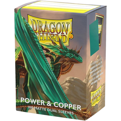 Dragon Shield Sleeves: Standard DUAL - Matte Power & Copper