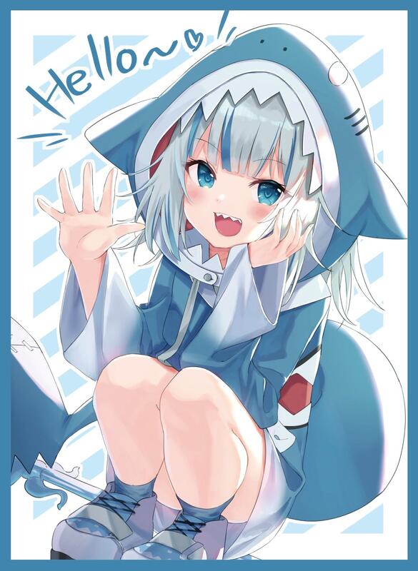 TCG Sleeves - Hololive - Gawr Gura (C)