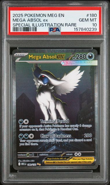 Graded Pokemon - Mega Absol ex (180/132) Mega Evolutions PSA 10
