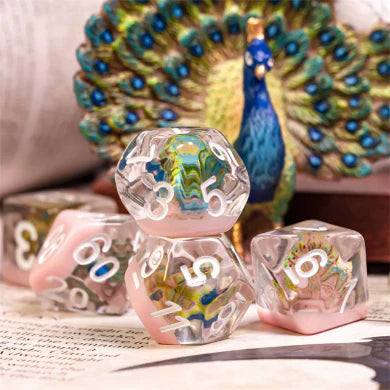 Peacock RPG Dice Set