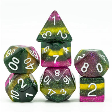 Poison Swamp RPG Dice Set