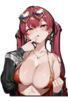 Hololive - Houshou Marine Life Size Acrylic Stand by Seaside