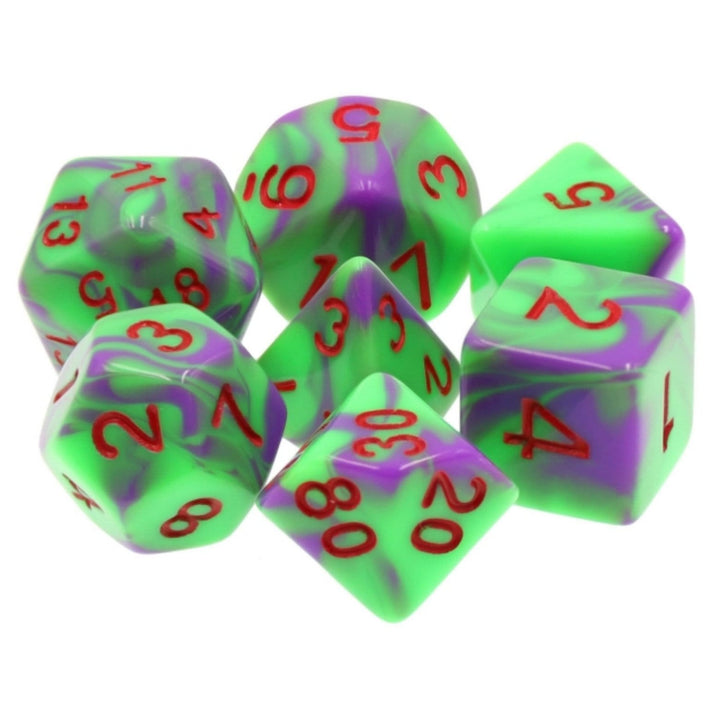 Glow in the Dark - Goblin Goo RPG Dice Set