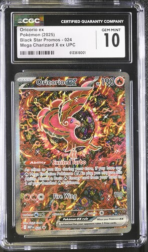 Graded Pokemon - Oricorio ex (024) Black Star Promo CGC 10
